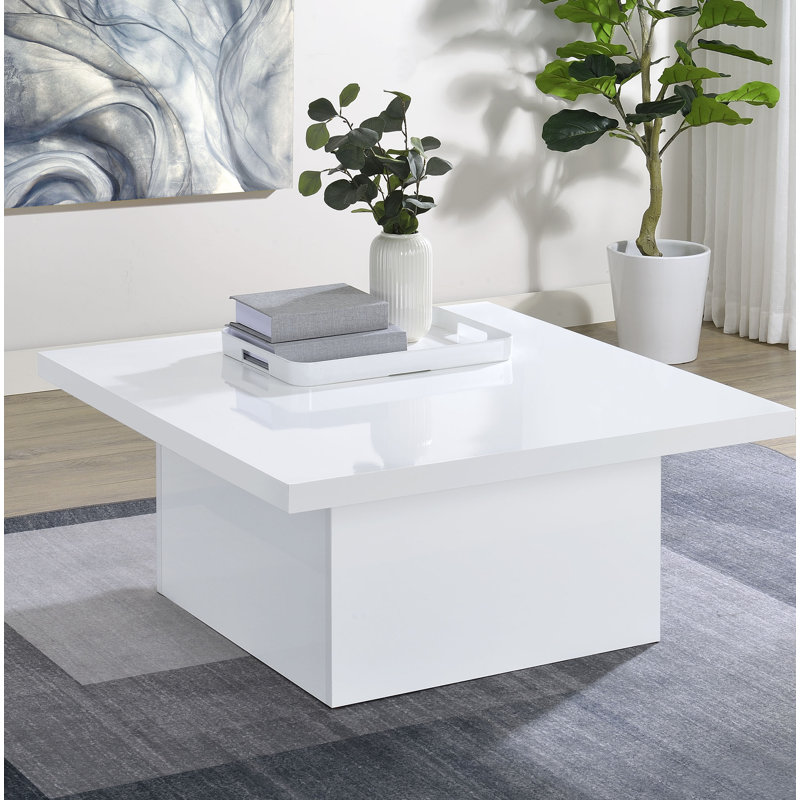 Table basse Artequent, Blanc ultrabrillant