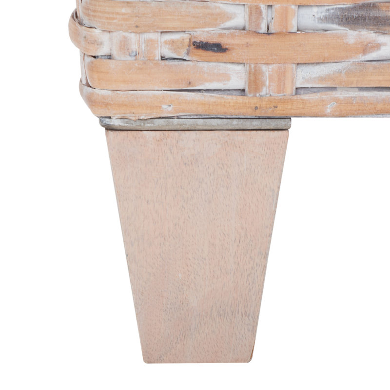 Esin Single Coffee Table, Natural White Wash