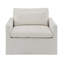 Fauteuil d'appoint pivotant avec 1 coussin décoratif Pradyoth-112184772