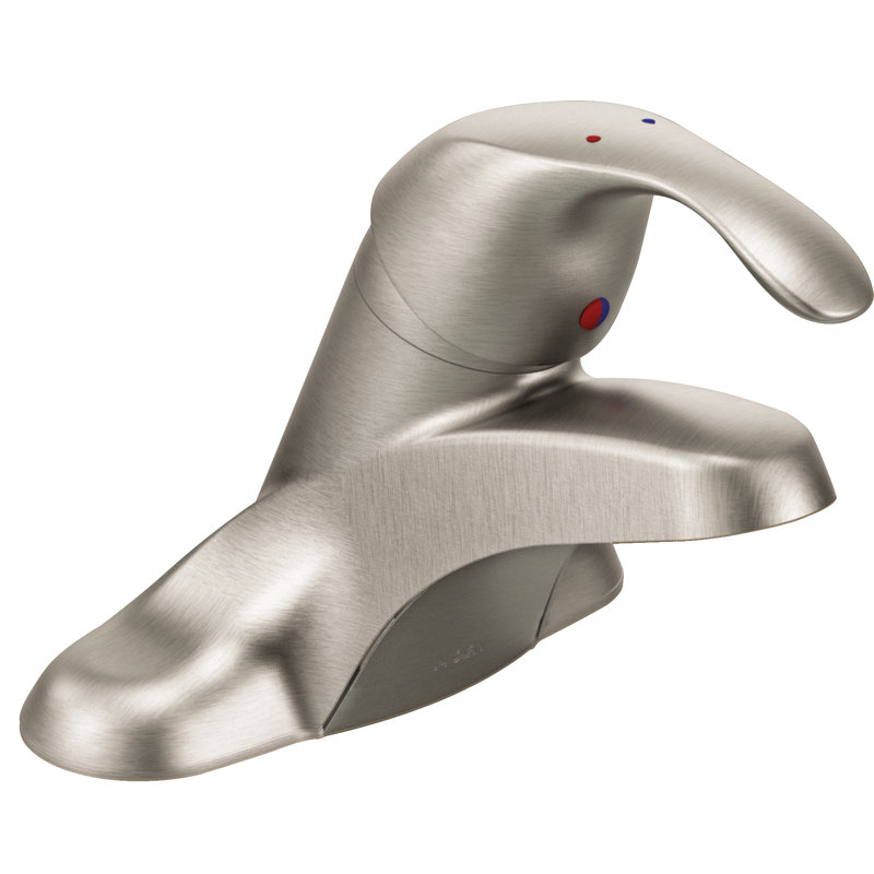 Commercial M-Bition Centerset Bathroom Faucet, Brushed Nickel