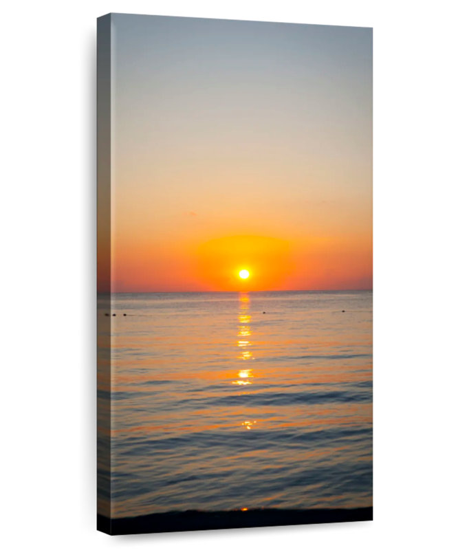 Coucher de soleil Negril Henriquez, H 30 po x l 15 po