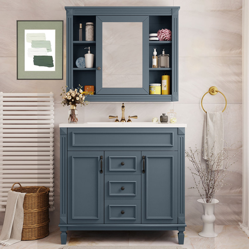 Ensemble de meuble-lavabo simple 35,9 po Pismo