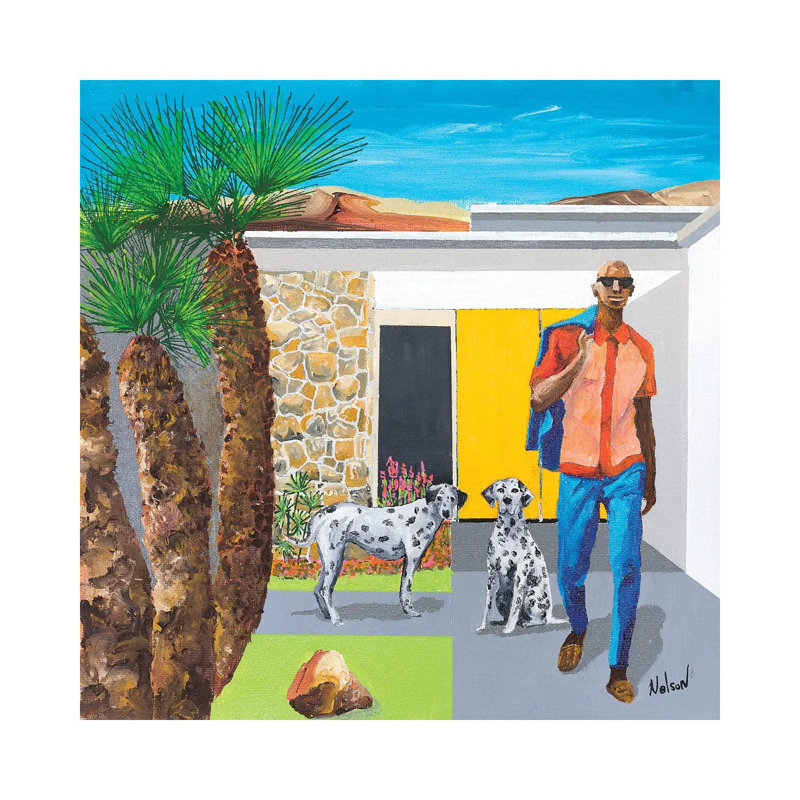 Clyde by Dan Nelson - Wrapped Canvas Painting, 30.48 cm H x 30.48 cm W