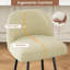 Ensemble de tabourets de bar à hauteur de comptoir, ensemble de 2 tabourets de bar rembourrés avec pieds en métal de 26 po, beige-522450516-522450521