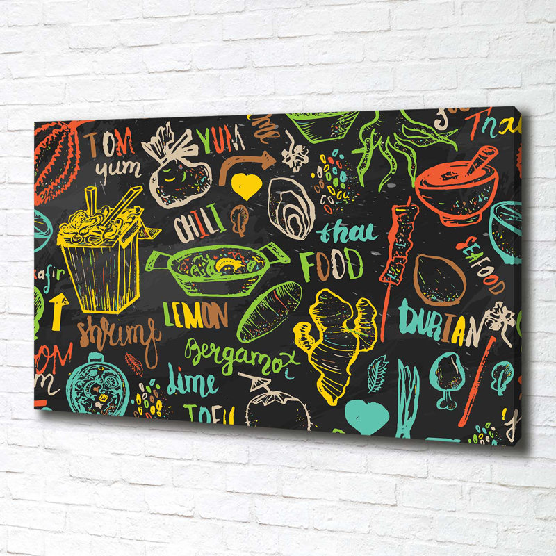 Thai Food - Wrapped Canvas Print