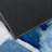 Inky Flower II Washable Blue Art Area Rug size 8'x10', Heavenly Softness with Non-Slipping Backing