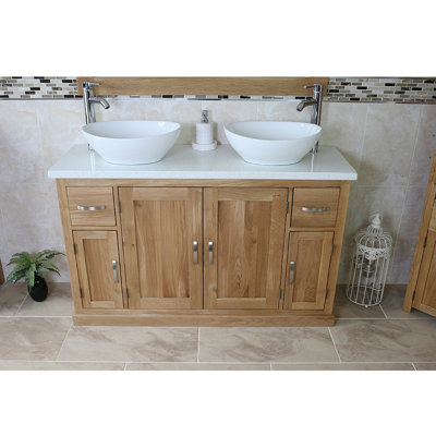 Stephany 1230mm Bathroom Vanity with Vessel Ceramic Basin