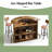 Stylish Bar Table,Arc-Shaped Bar Cabinet,Coffee Table