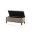 Banc de rangement capitonné à fermeture douce