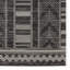 Phoebe Machine Washable Kimmons Chevron Area Rug in Black/Light Gray-1557063291