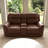 Dual Power Reclining Love Seat with Console-121296324