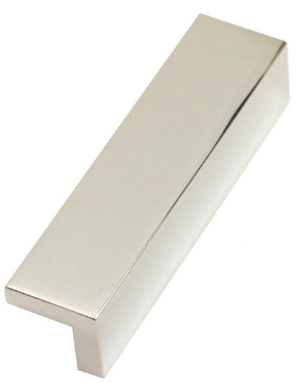 Tap Pull Finger Pull, 3.5", Polished Nickel
