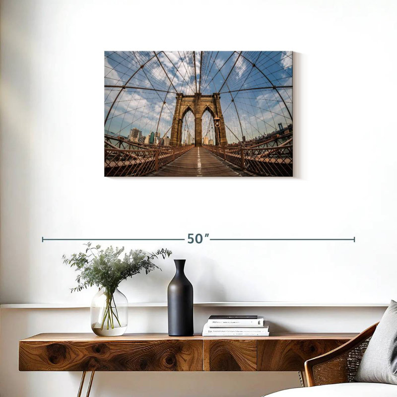 Pont de Brooklyn, New York, H 20 po x l 30 po