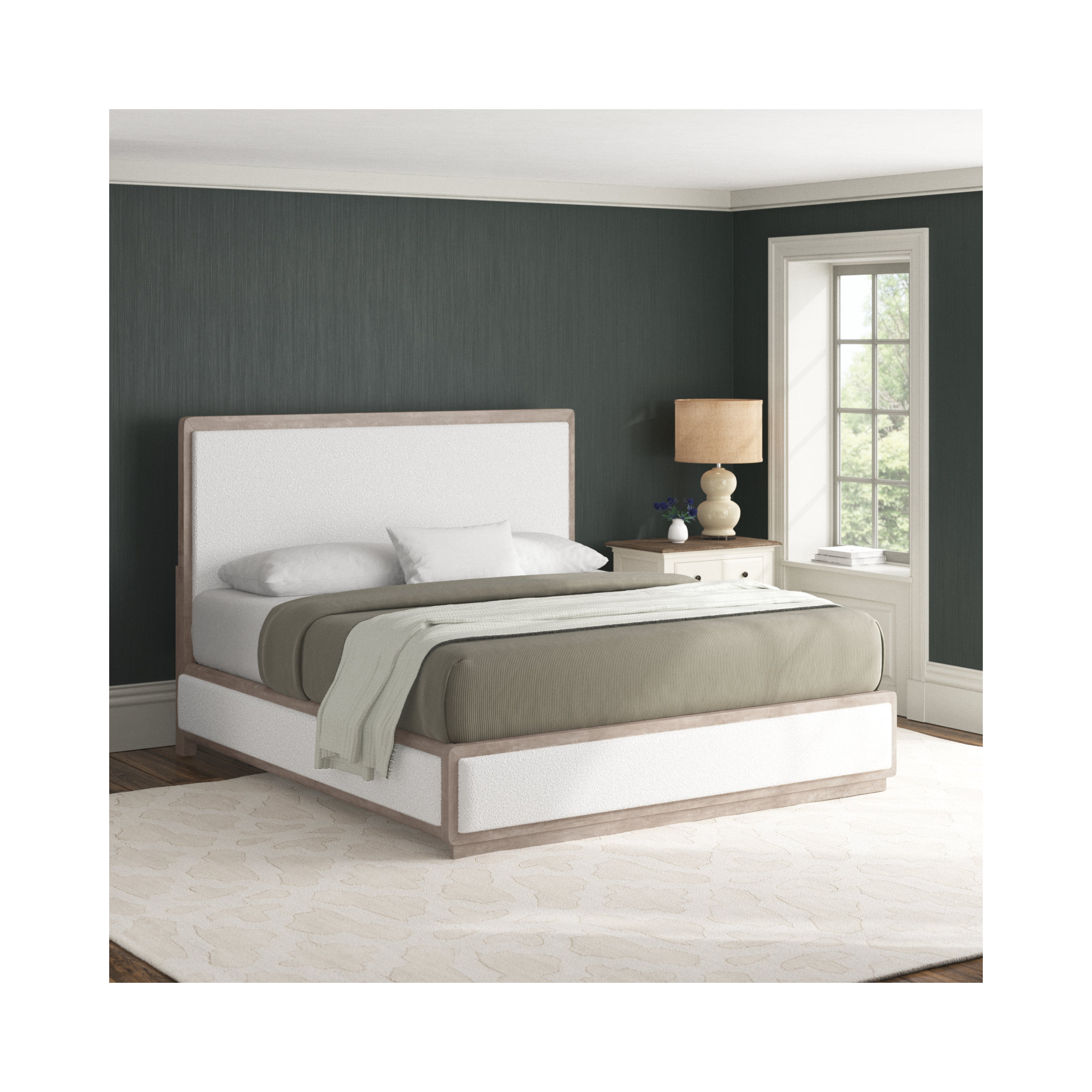 Mayhew Upholstered Bed, King