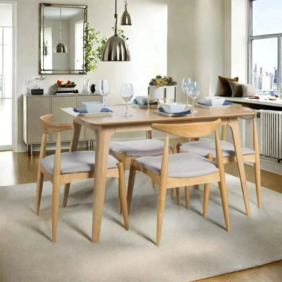 Aubray 4 - Person Four Leg Dining Set