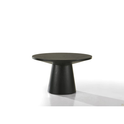 29"W Round Coffee Table With Pedestal Base