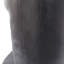 Table d'appoint Mgo Hollow, texture bois, noir-1059580032