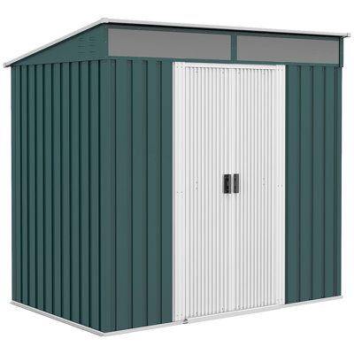 Brynlea 6.5ft. x 4ft. Galvanised Steel Pent Storage Shed