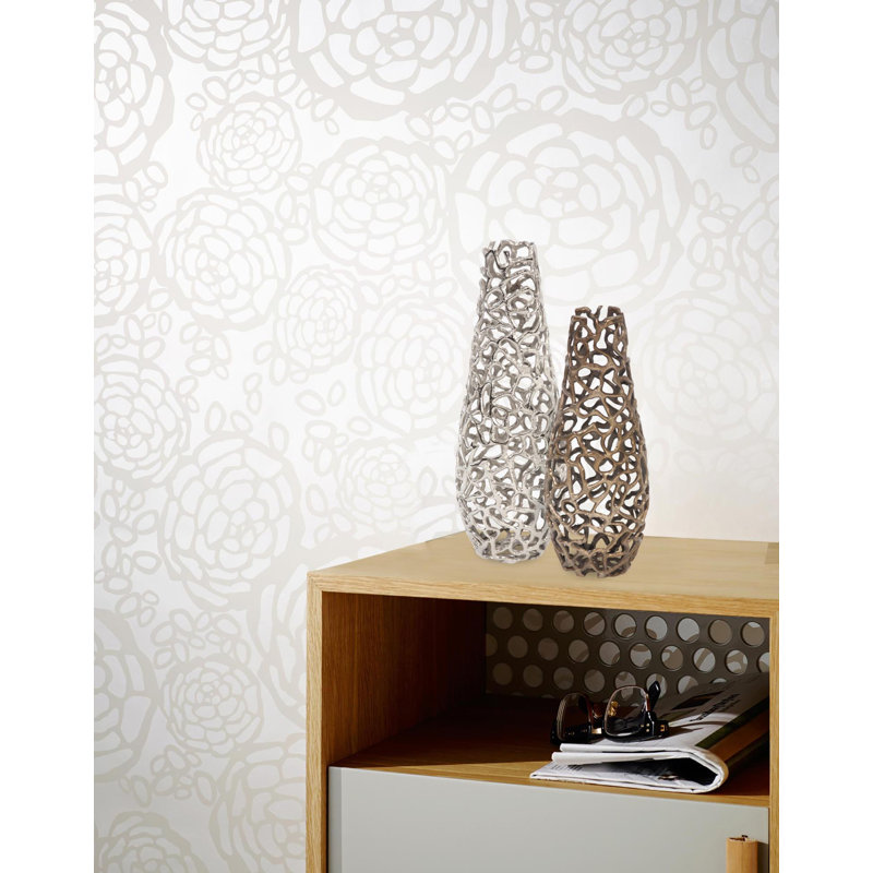 Fogel Intertwined Metal Decorative Table Vase, 14" H x 5" W x 5" D, Bronze