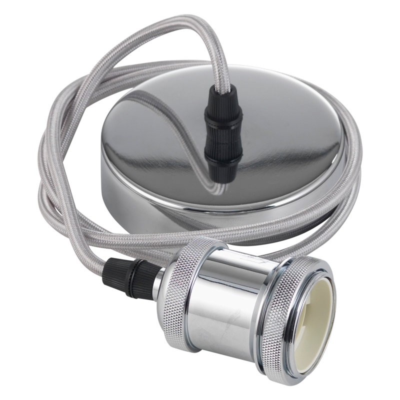 Snowden 1 - Light Bulb Pendant, Polished Chrome