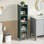 Armoire de porte moderne en verre à 4 niveaux-2091364010