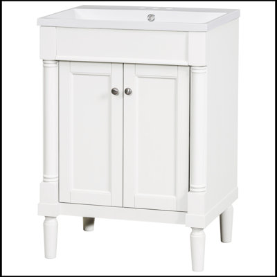 Saudra 24'' Single Bathroom Vanity with Top