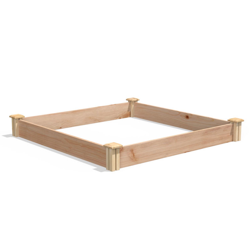 Greenes 5.5 in. H X 48 in. W Cedar Raised Bed Planter Brown