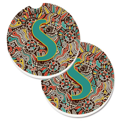 Sous-verre voiture tribal initial