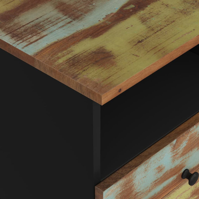 Montville 40cm W Metal Bedside Table