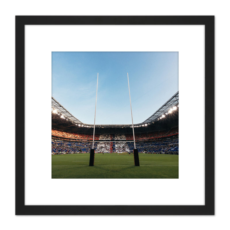Serer Rugby Goal Posts World Cup Stadium Sport Photo - Single Picture Frame Print