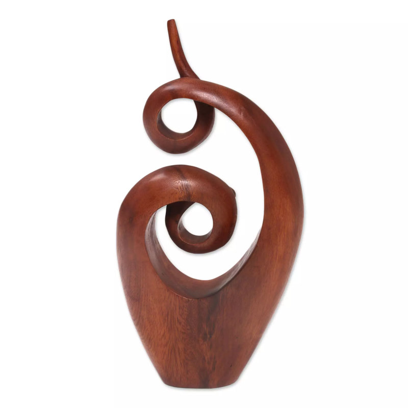 Sculpture Eitan tournoyant ensemble