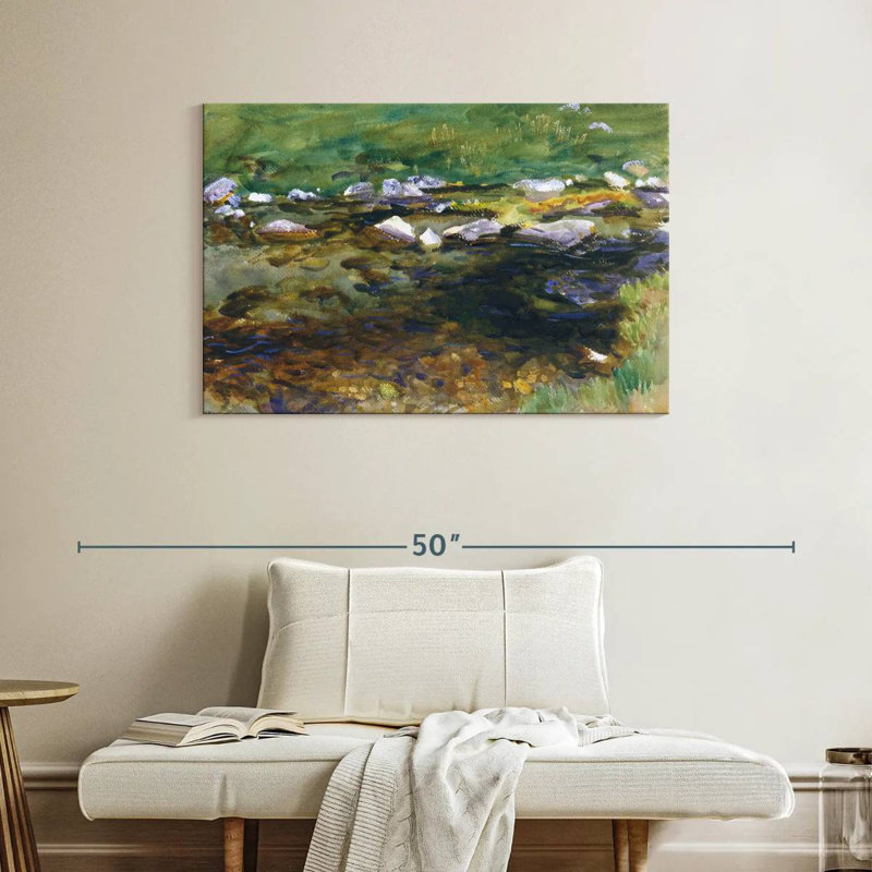 Alvord Brook and Meadow 1907, H 26 po x l 39 po