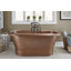 Thales 5' Copper Freestanding Bathtub with Overflow