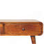 Table basse Sonata, 4 tiroirs, pieds nordiques, brun châtaignier-247929011