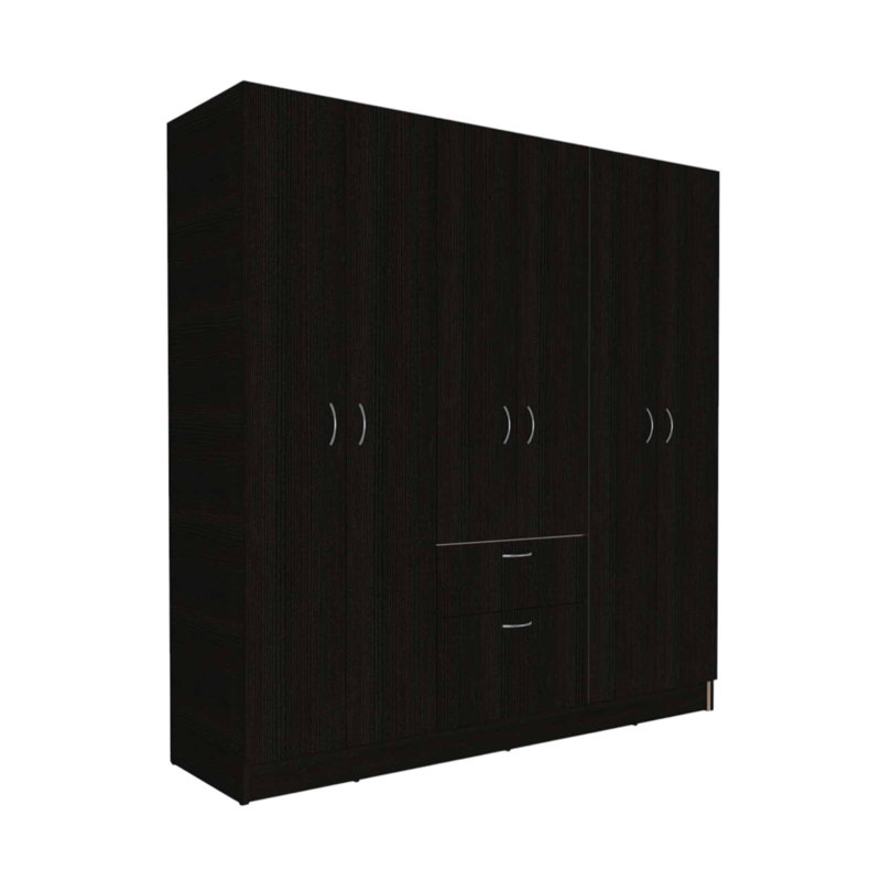 Commode combinée 71 po à un tiroir 71 po noir et blanc