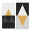Minimalistic Abstract Designs in Retro Colors IV - Ensemble de 2 peintures-661333722-661333717