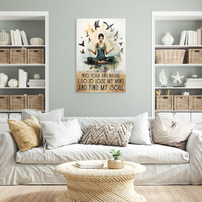 Into Yoga and Nature - 1 pièce Rectangle graphique A Into Yoga and Nature