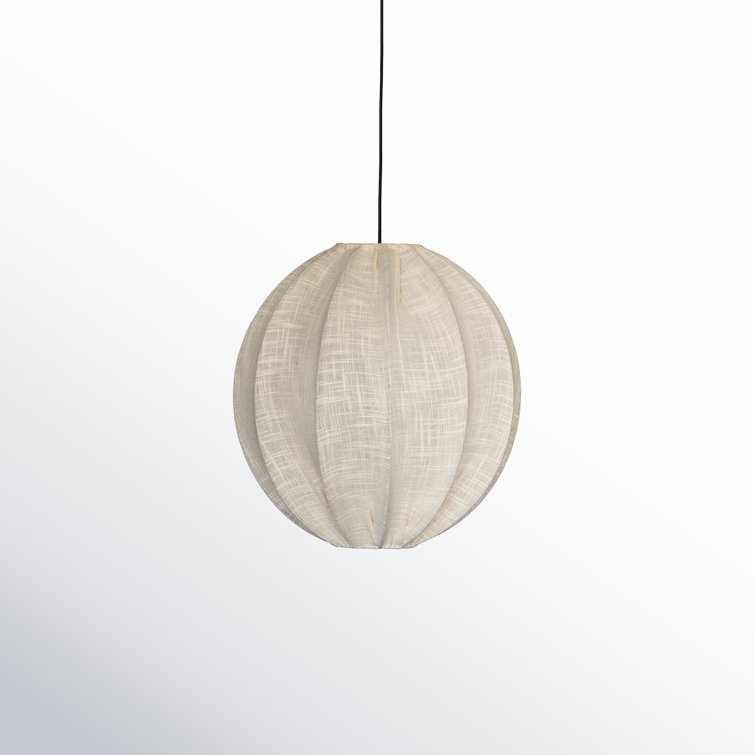 Polaris 1 - Light Gold Sphere Pendant