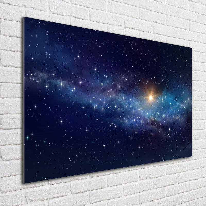 Galaxy - No Frame Print on Glass