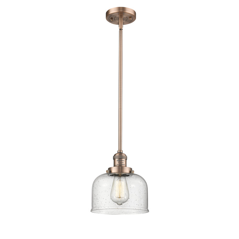 Arakel 1 - Light Single Pendant, Antique Copper, Seedy