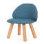 Tabouret en bois rembourré, lin, enfants-1435115882