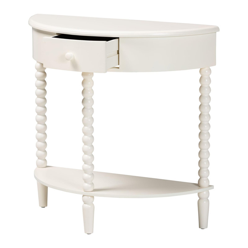 Console d'appoint demi-lune Baxton Studio Raynera
