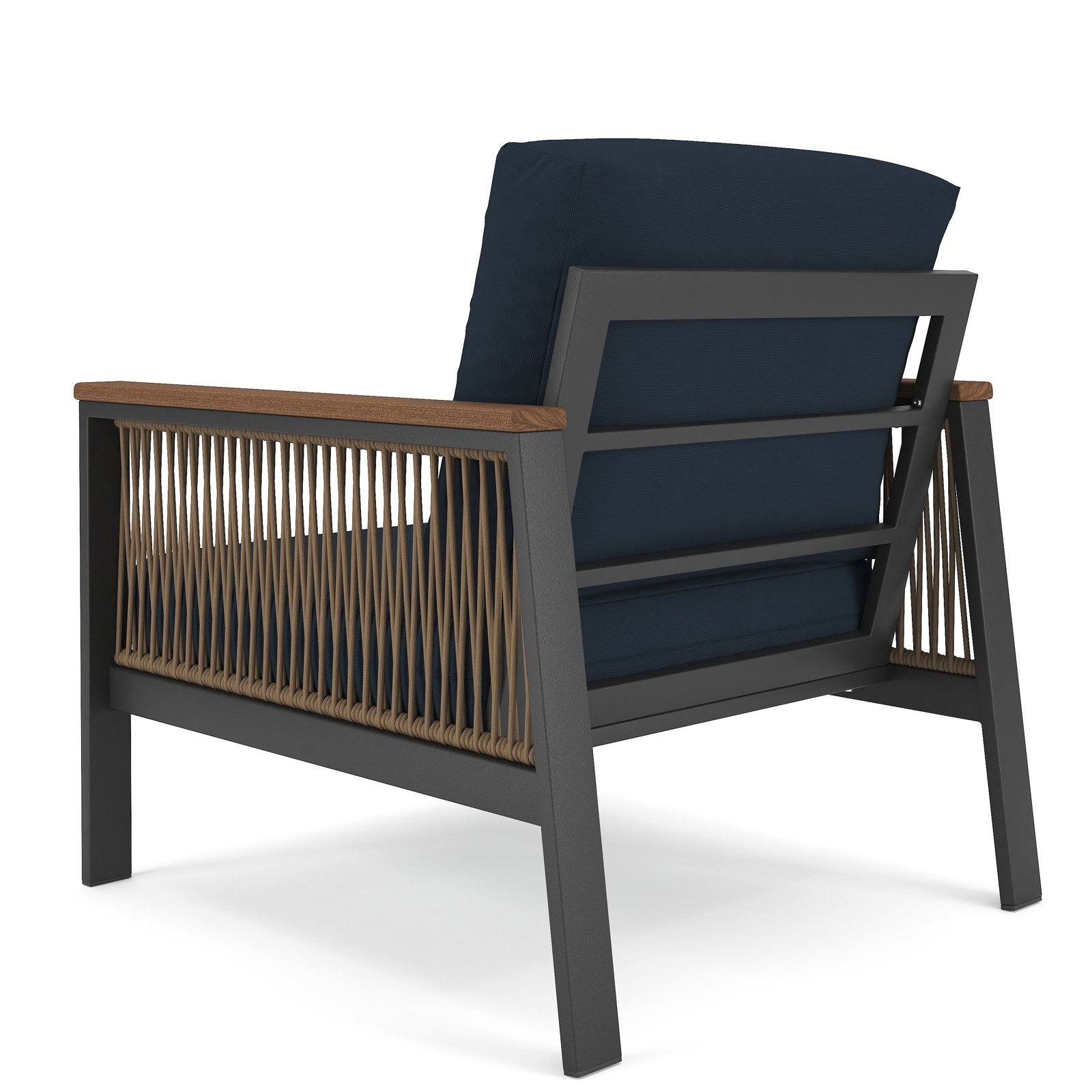 Townsend Sunbrella® Patio Lounge Chair, Canvas Navy Sunbrella® Canvas