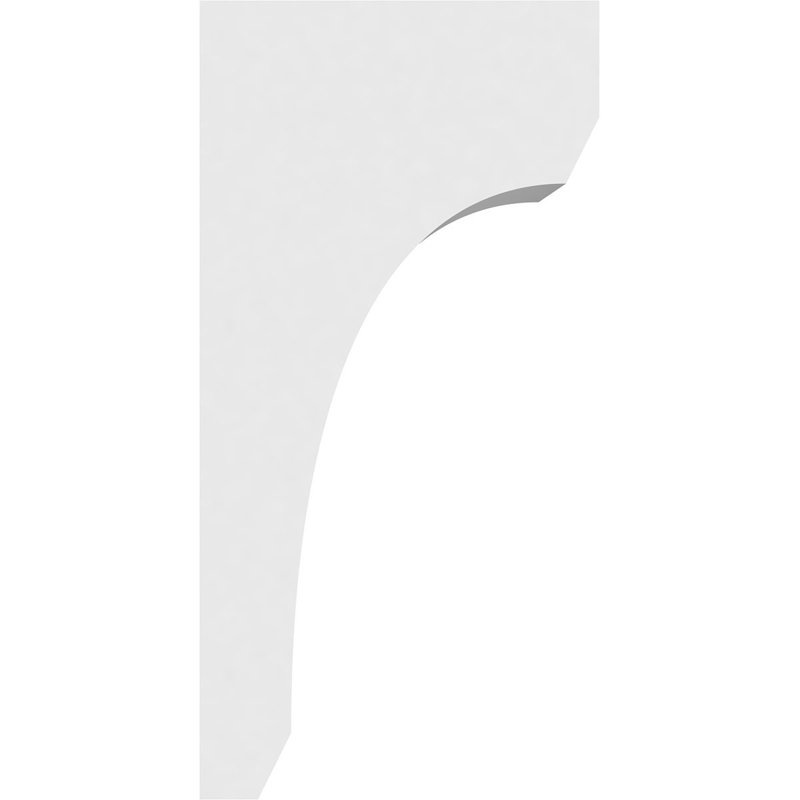 Corbeau standard en uréthane Signature standard, brun clair apprêté, H 14 po x l 5 po x P 7 po