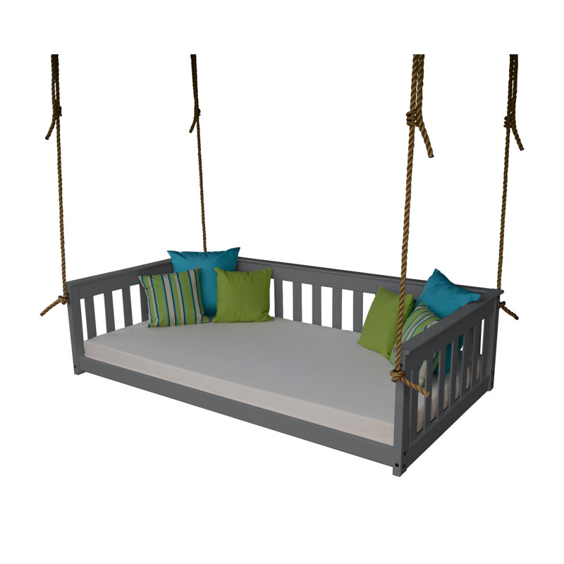 Carol Solid Wood Daybed, Full, Graphite