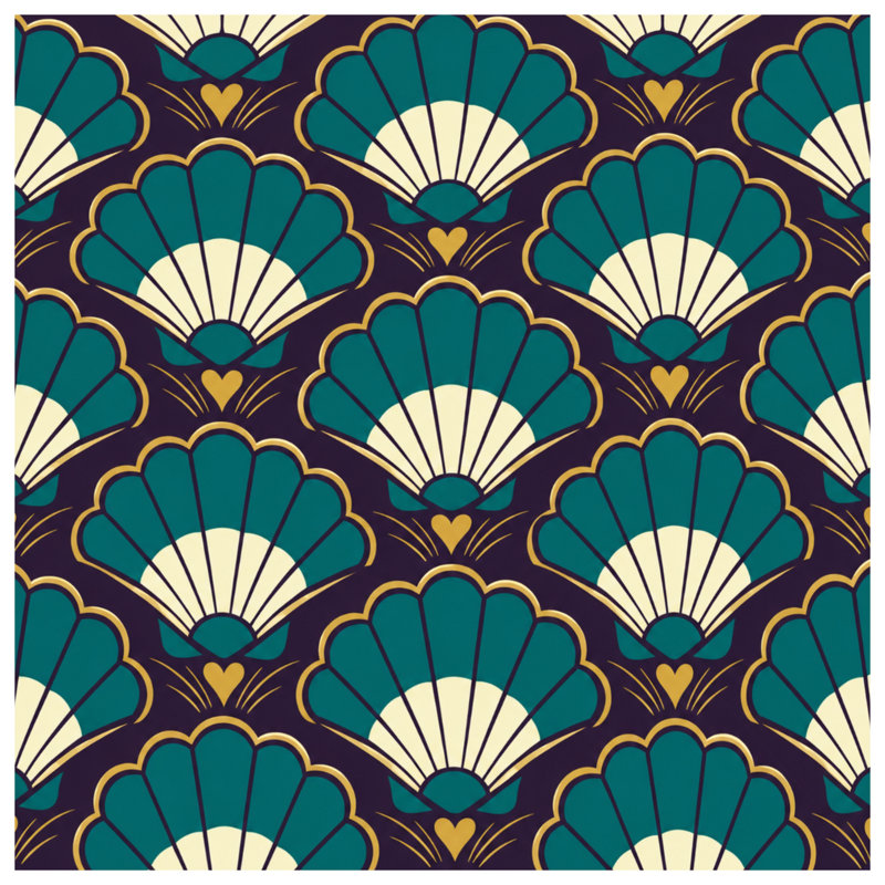 Coussins Art Deco, 26 x 26 inches