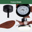 Petit ventilateur de plafond 24 po avec télécommande-1493043513