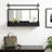 Hughley Metal Flat Mirror with Shelves-845092438-845092432