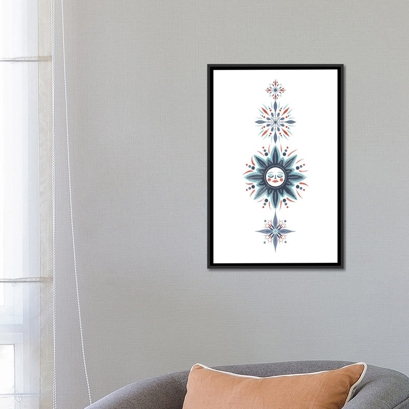 «Winter Sky», reproduction d'art sur toile encadrée, Cadre flottant sans passe-partout, Noir, H 26 po x l 18 po