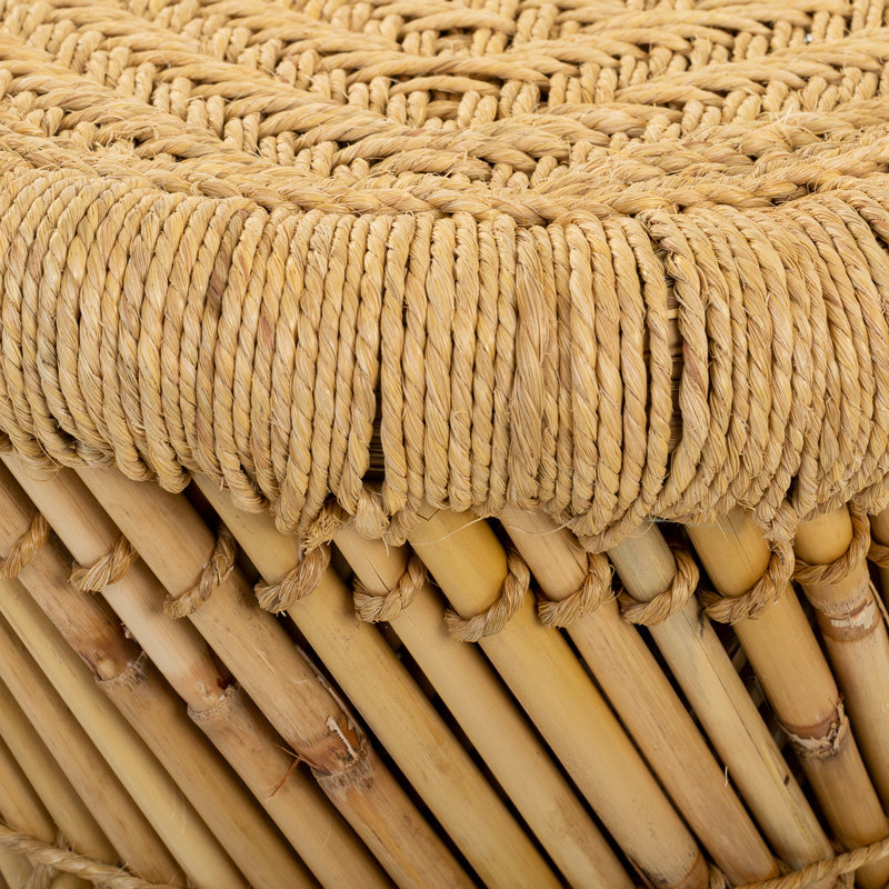 Acampora Rattan Accent Stool